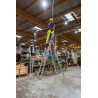 Reformladder 1243 met uitgebogen ladderbomen 3x10 sporten Reformladder 1243 met uitgebogen ladderbomen 3x10 sporten